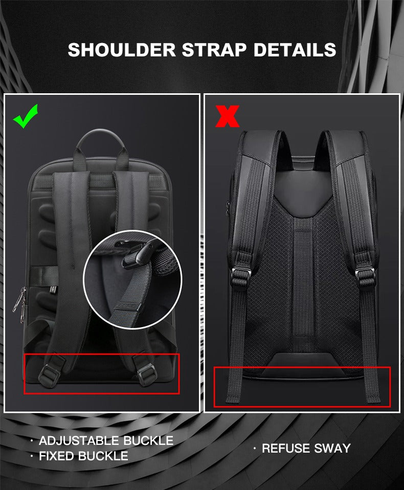 Camel Mountain® Naxos Slim Backpack – 20L, Fits Laptop