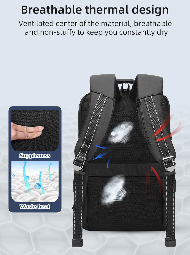 The Zenquor™ ProX Backpack by Camel Mountain – 20L, Fits 16" Laptop