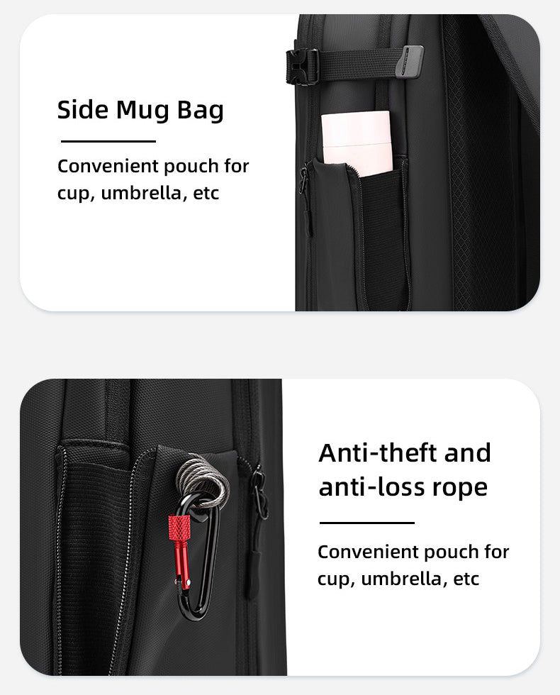 The Inthyros™ Quantum Backpack by Camel Mountain – 35L, Fits 17" Laptop