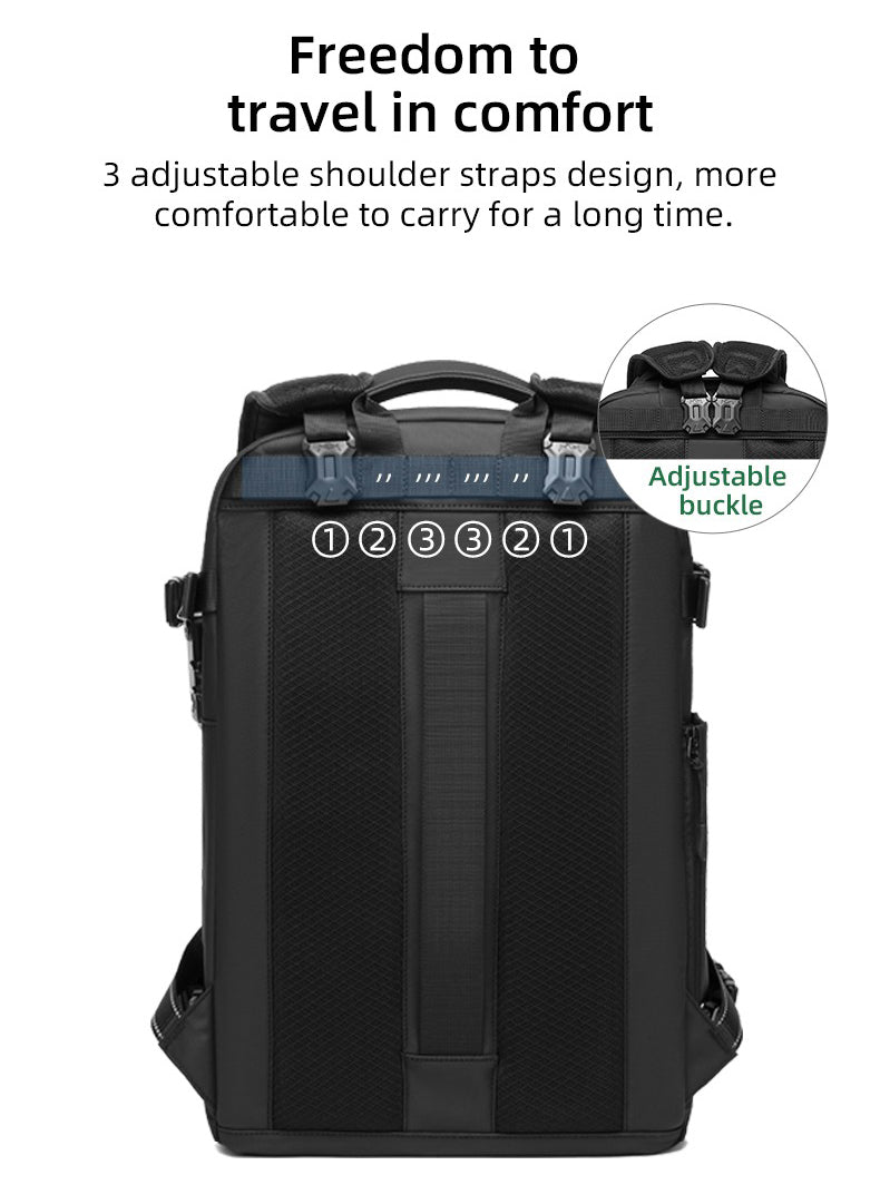 The Inthyros™ Quantum Backpack by Camel Mountain – 35L, Fits 17" Laptop