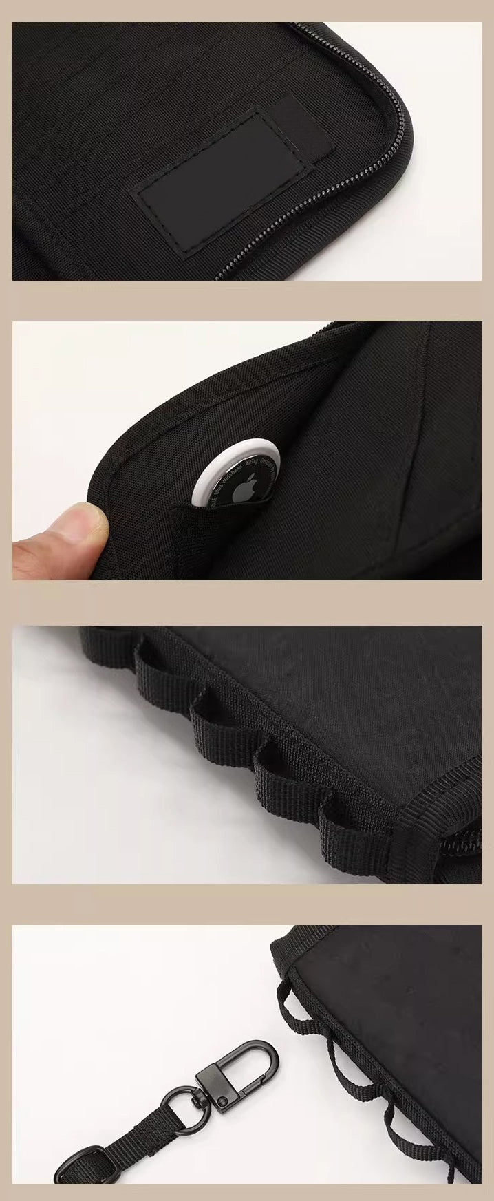 The Quorlan™ Luxe Bag by Camel Mountain – 1L, Ultra Slim Travel Organizer