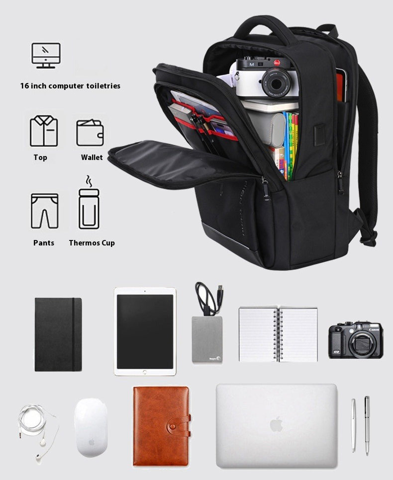 The Office Pro DLX Backpack by Camel Mountain – 35L, Fits 16" Laptop