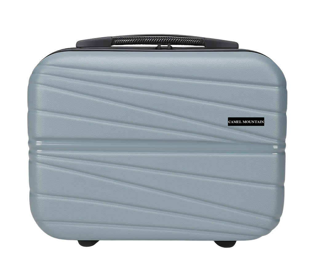 Camel Mountain® INFINITY – Unbreakable 14” Travel Beauty Case with Handle Strap