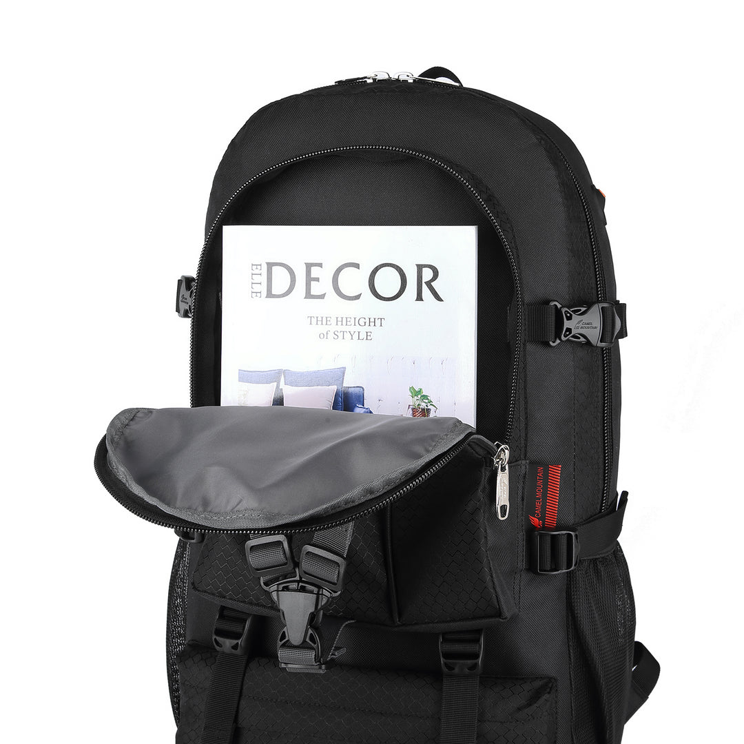 Expandable XL Backpack by Camel Mountain® – 50+5 Liters, Rugged and Stylish