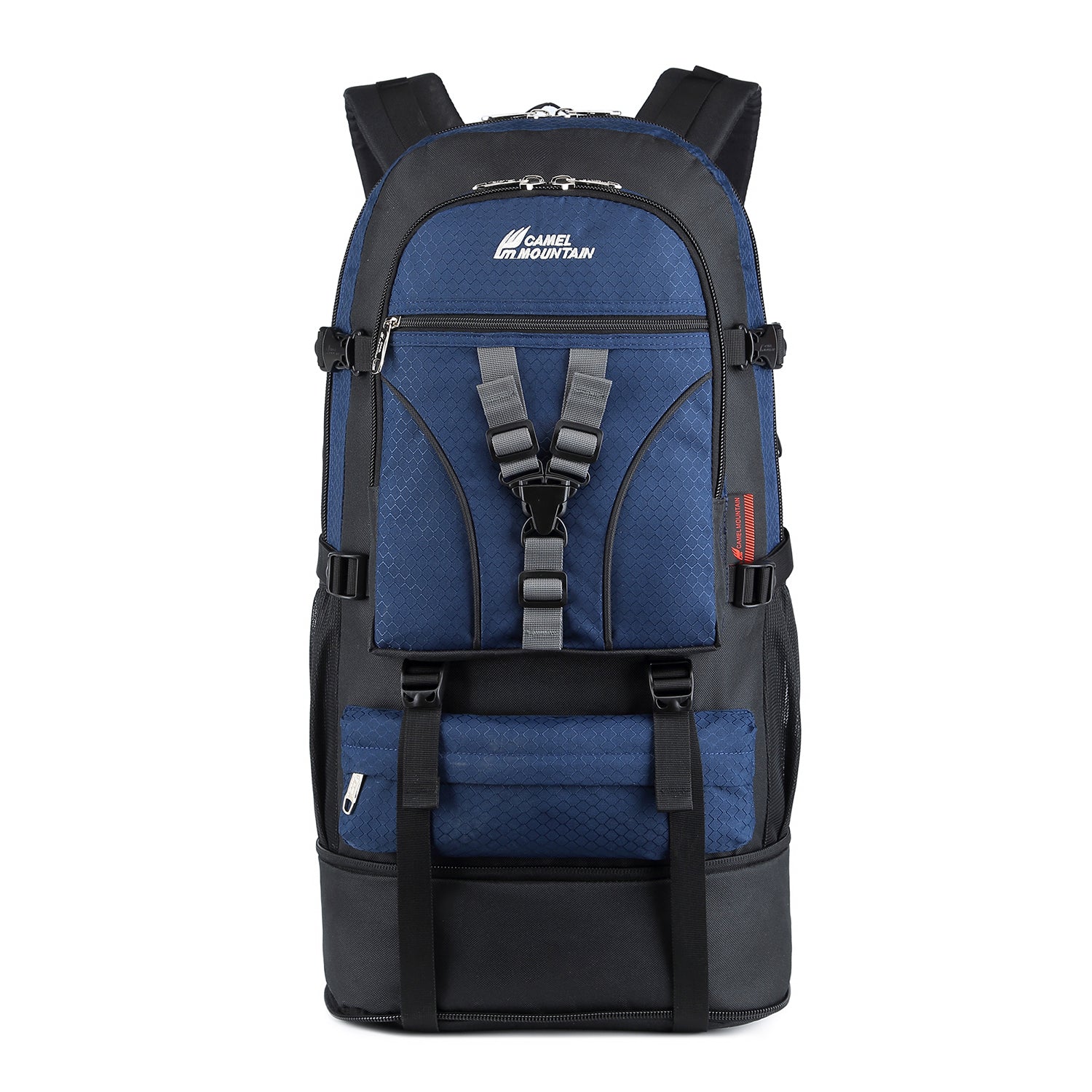 Expandable XL Backpack by Camel Mountain® – 50+5 Liters, Rugged