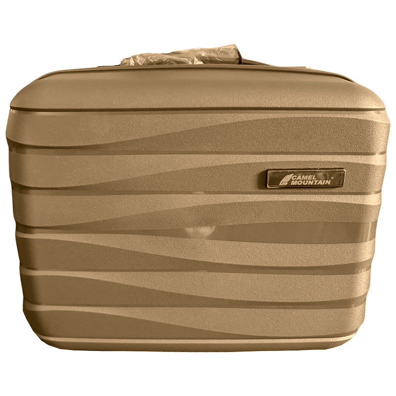 Camel Mountain® ABLE – Unbreakable 14” Travel Beauty Case with Handle Strap