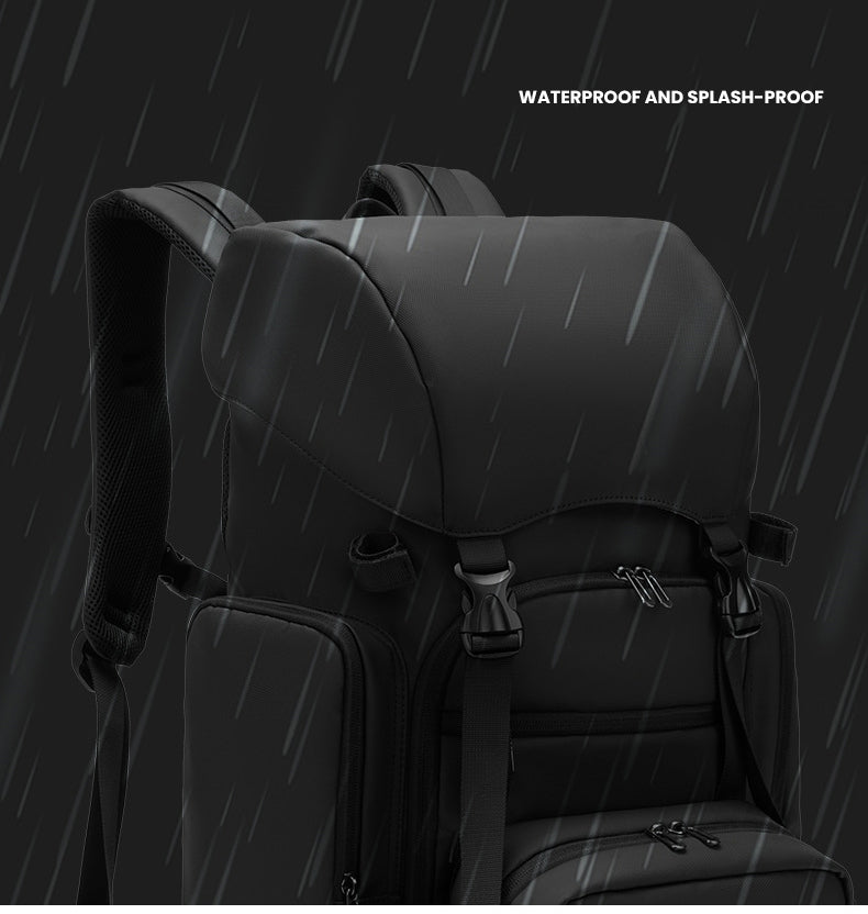 The Quoltrax™ Turbo Backpack by Camel Mountain – 35L, Fits 16" Laptop