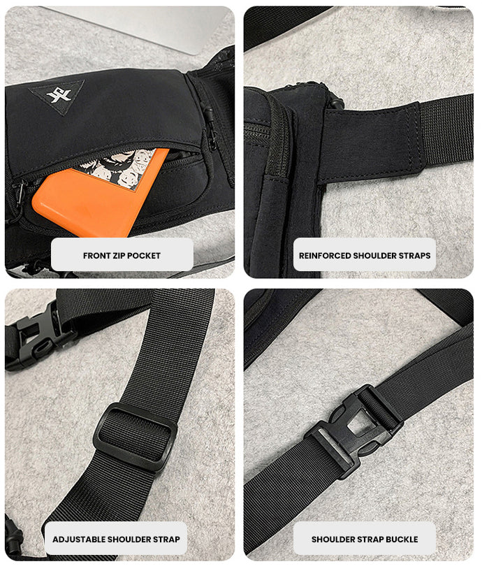The Kryvex™ Prestige Bag by Camel Mountain – 1.4L Compact Unisex Sling Bag