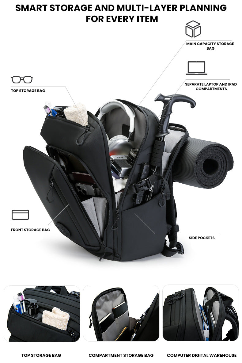 The Axonir™ Elite Backpack by Camel Mountain – 35L, Fits 16" Laptop