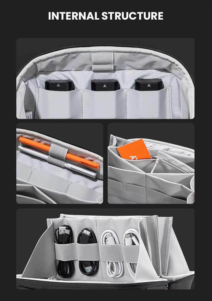 The Qyxar™ Max Storage Bag – 3L Waterproof Tech Organizer by Camel Mountain