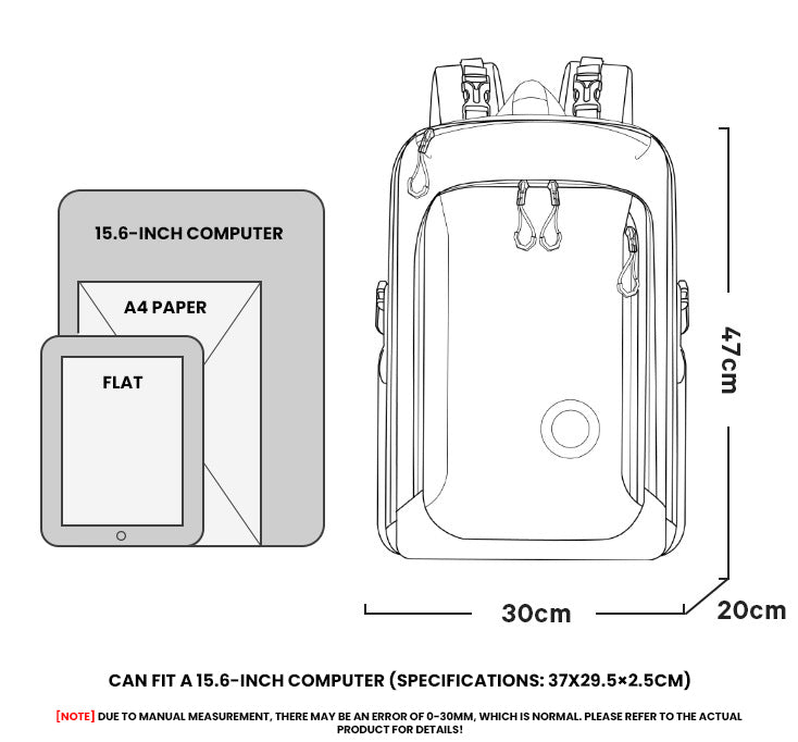The Axonir™ Elite Backpack by Camel Mountain – 35L, Fits 16" Laptop