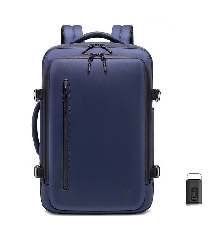 35l backpack fit 16 inch laptop The Quanta ProX Vacuum Backpack by Camel Mountain – 35L, Fits Up to 16" Laptop Dark Blue With Air Pump