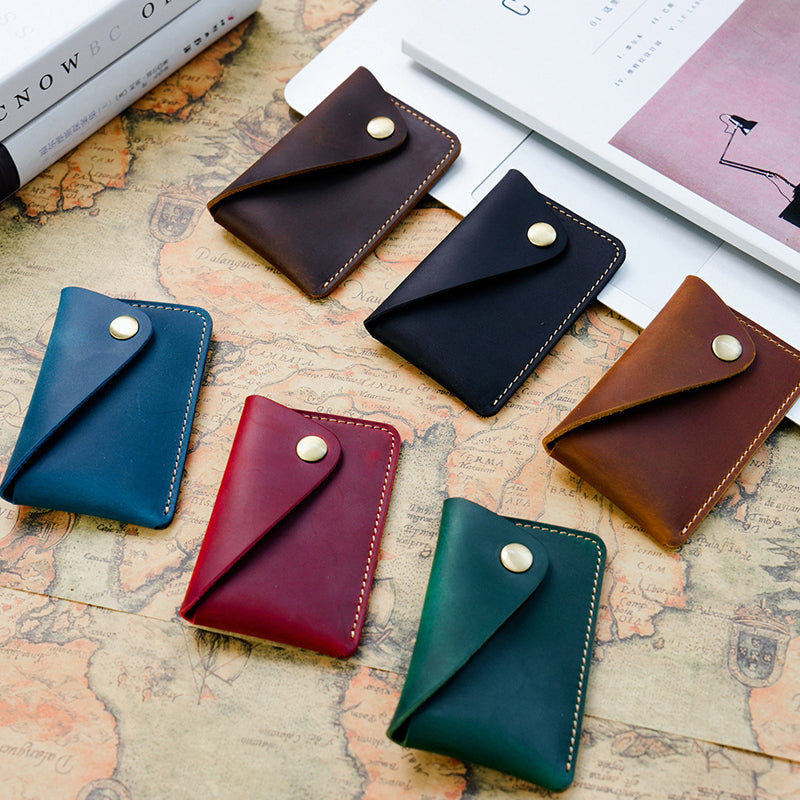 The Travorix™ Plus Wallet by Camel Mountain – 0.088L Slim Retro Leather Card & Coin Wallet