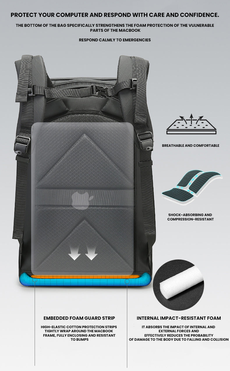 The Velanthor™ Ultra Backpack by Camel Mountain – 35L, Fits 16" Laptop