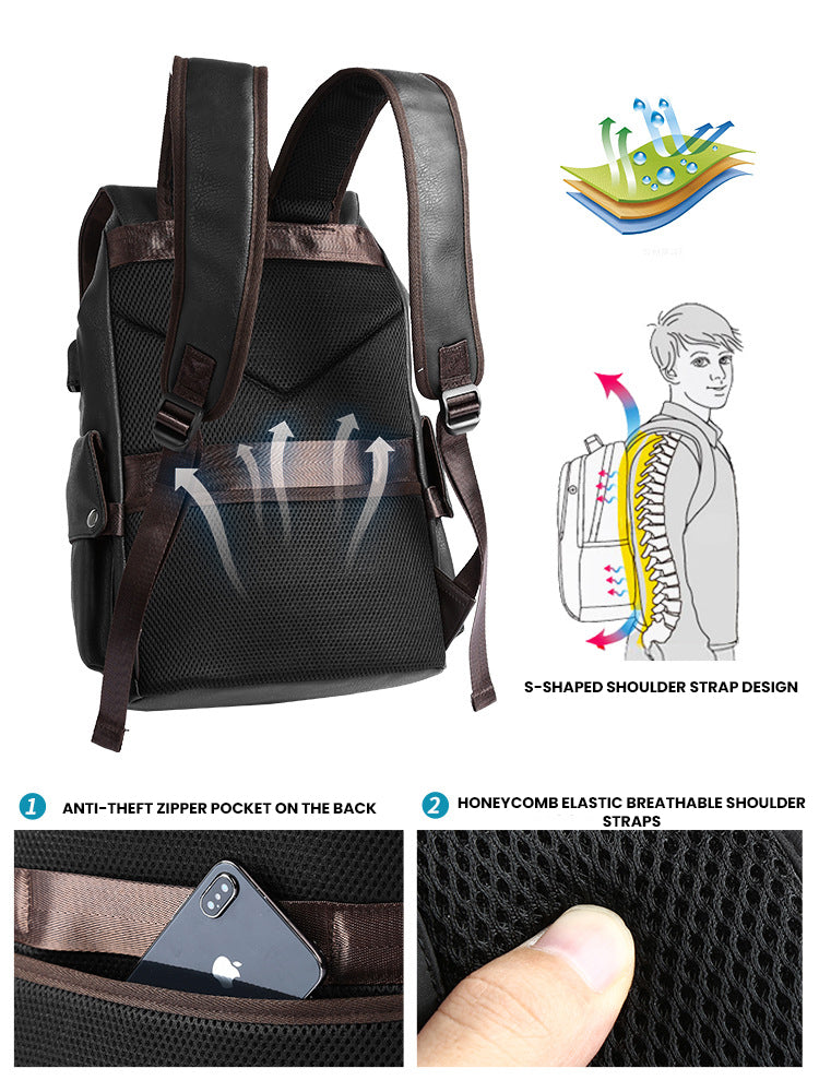 The Drexalor™ Ultra Backpack by Camel Mountain – 20L, Fits 16" Laptop