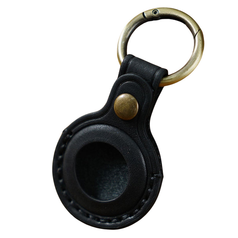 The Byzoril™ Apple AirTag Case by Camel Mountain – Ultra-Slim Leather Protection