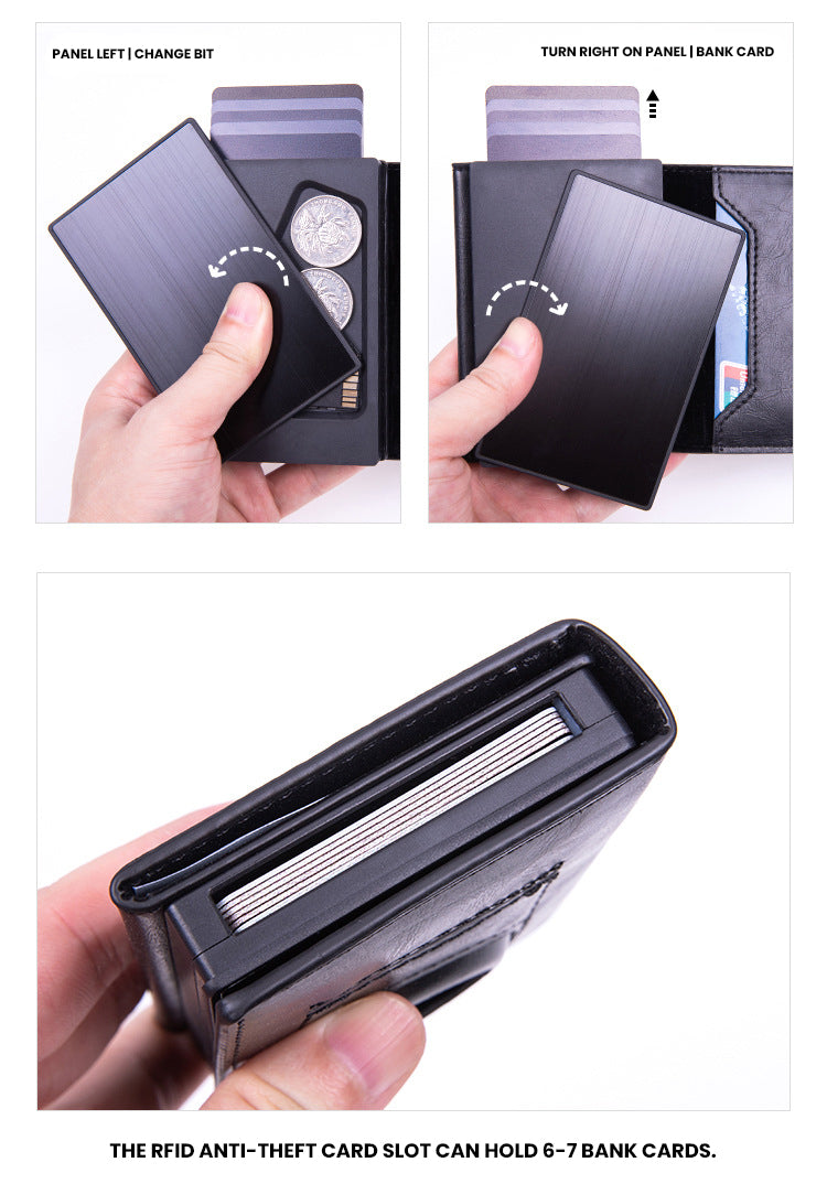 The Exionel™ Prime Wallet by Camel Mountain – 0.2L, AirTag-Ready RFID Wallet