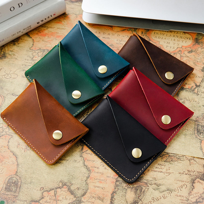 The Travorix™ Plus Wallet by Camel Mountain – 0.088L Slim Retro Leather Card & Coin Wallet