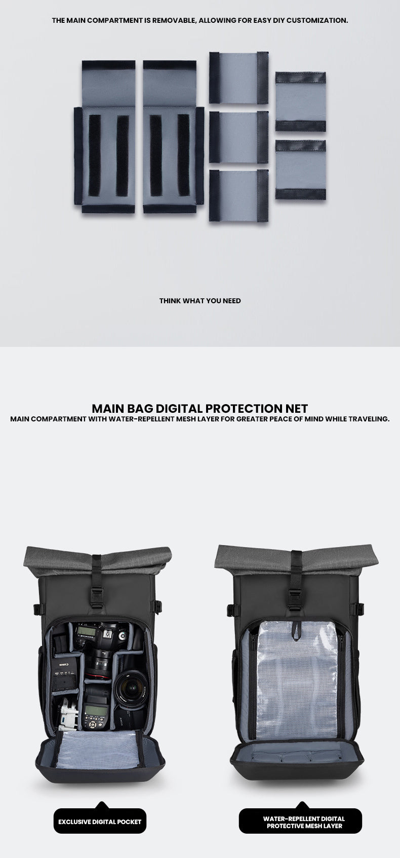 The Veraxil™ Luxe Backpack by Camel Mountain – 30L, Fits 16" Laptop