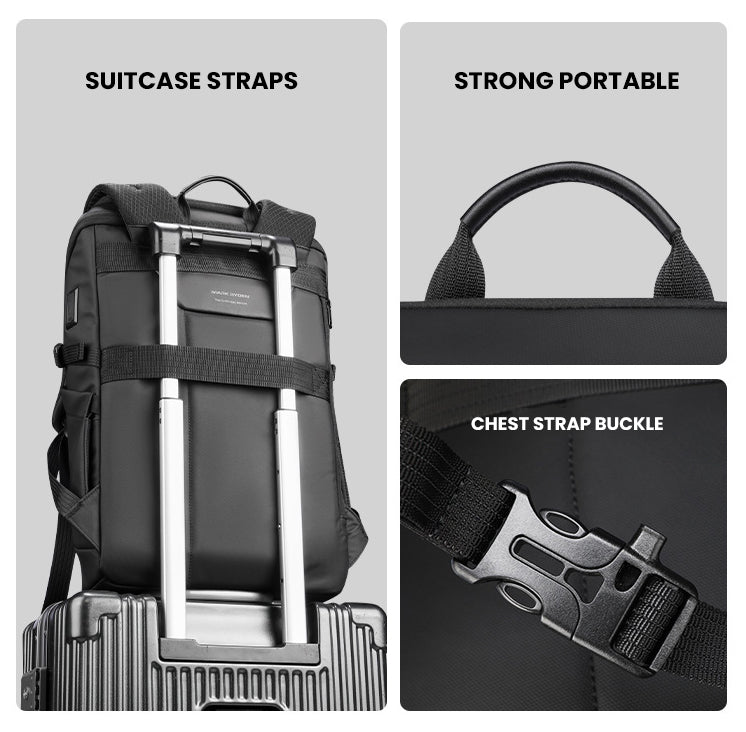 The Quastion™ Signature Backpack by Camel Mountain – 35L, Fits 16" Laptop