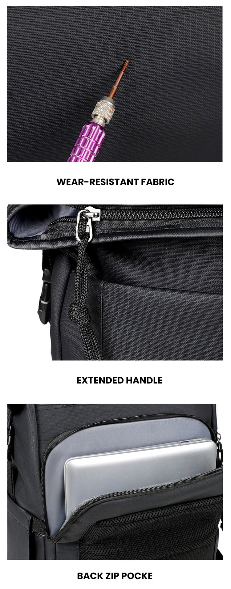 The Ravionex™ Advanced Backpack by Camel Mountain – 20L, Fits 16" Laptop