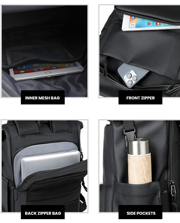 The Ravionex™ Advanced Backpack by Camel Mountain – 20L, Fits 16" Laptop