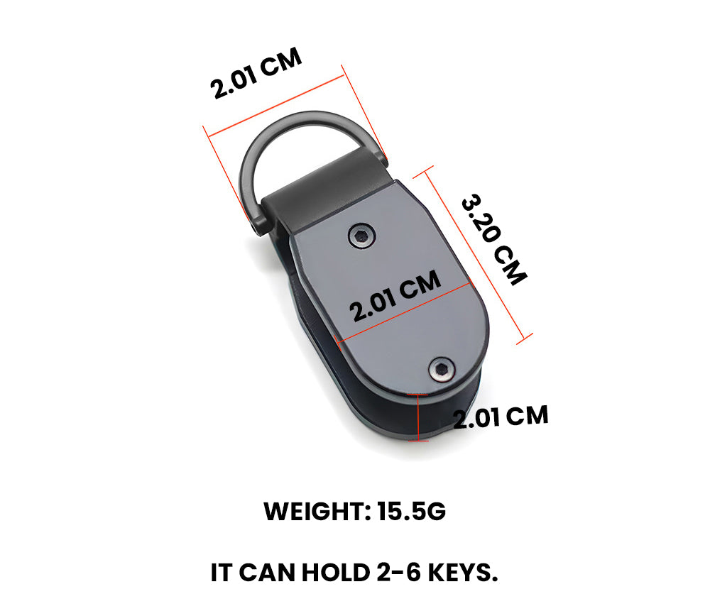 The Drelthion™ Elite Keychain by Camel Mountain – Compact Aluminum Key Organizer