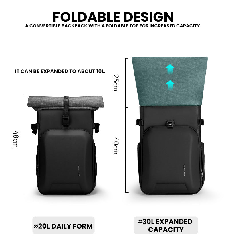 The Veraxil™ Luxe Backpack by Camel Mountain – 30L, Fits 16" Laptop