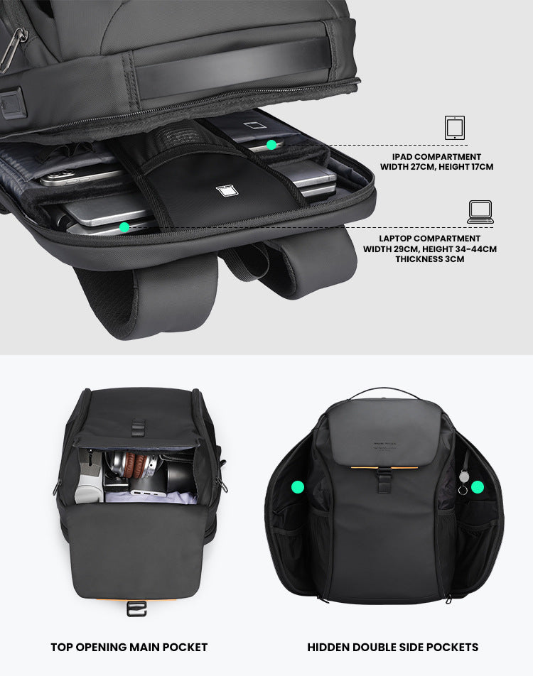 The Darnalix™ Fusion Backpack by Camel Mountain – 20L, Fits 16" Laptop