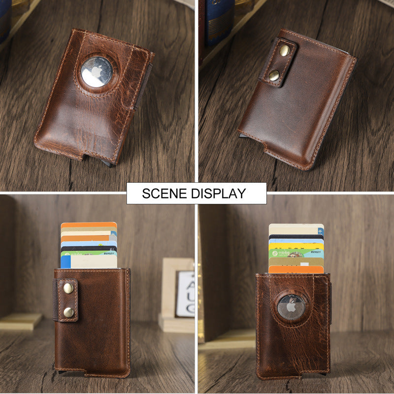 The Wrynthex™ Max Wallet by Camel Mountain – 0.3L Smart RFID Wallet with AirTag Slot