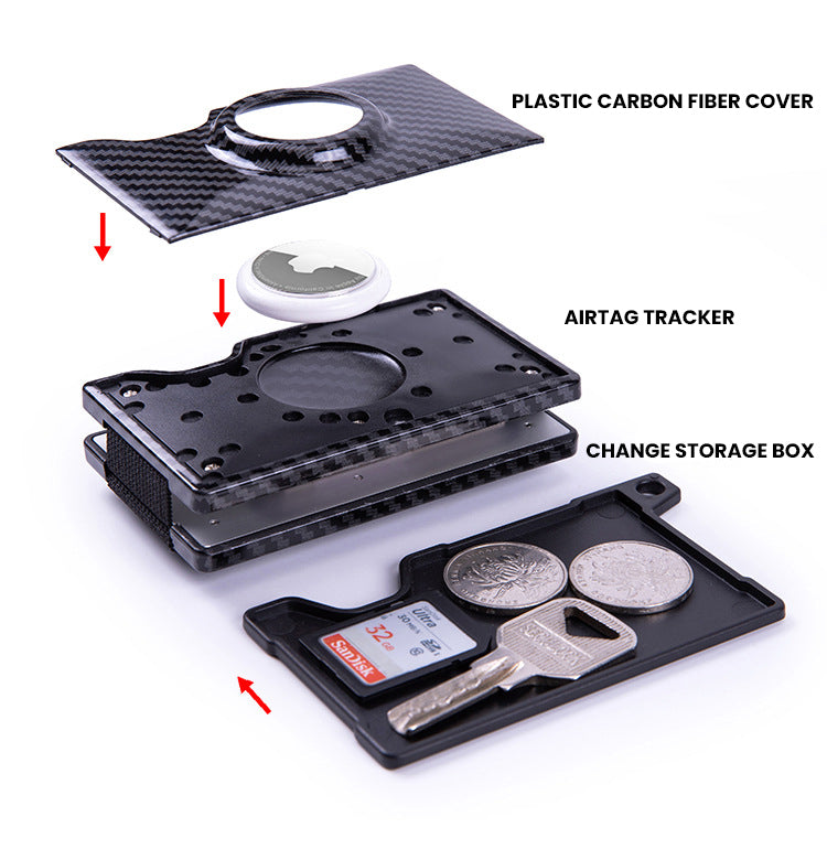 The Valtyr™ Luxe Card Holder by Camel Mountain – 0.15L Capacity, RFID Protection, Airtag-Ready (Copy)