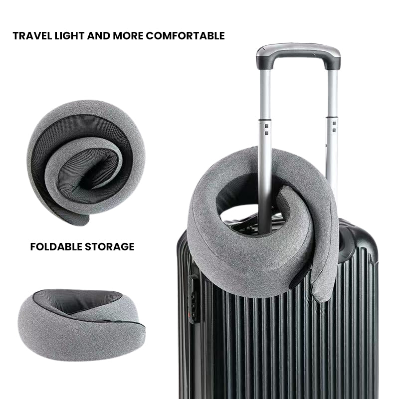 The Solatrix™ Pro Pillow by Camel Mountain - Memory Foam, 360° Neck Support