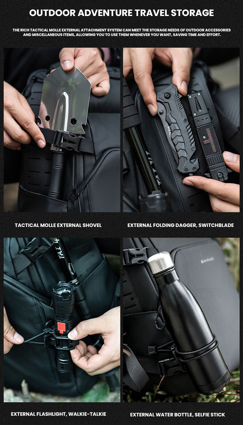 The Zorynix™ Prime Backpack by Camel Mountain – 35L, Fits 16" Laptop