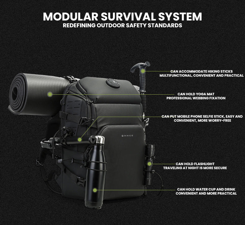 The Zorynix™ Prime Backpack by Camel Mountain – 35L, Fits 16" Laptop