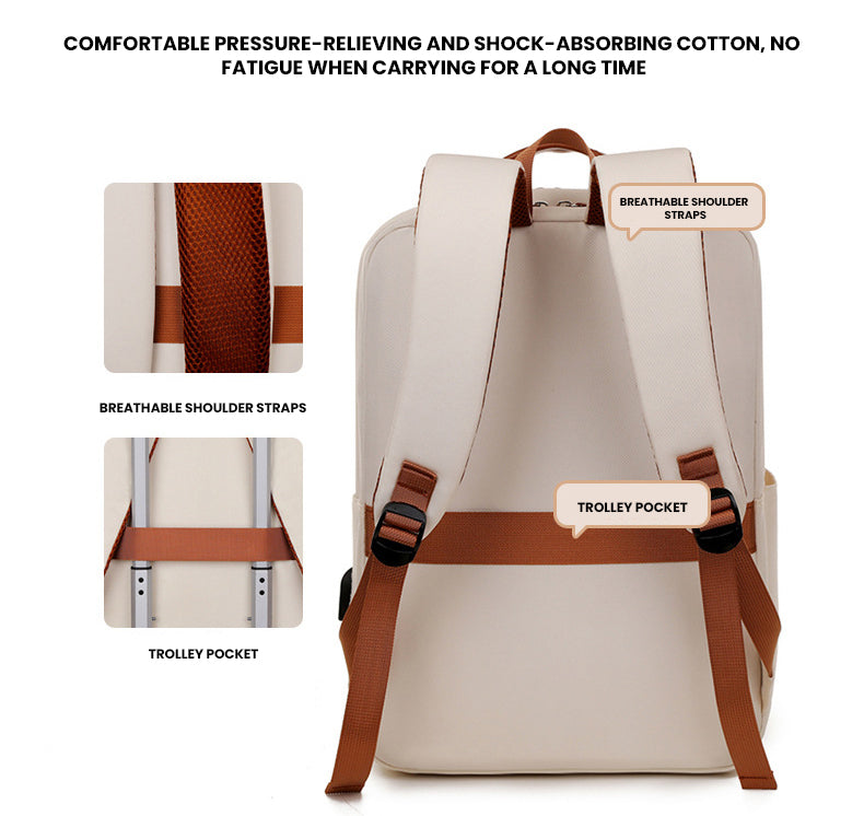 The Phylaron™ Platinum Backpack by Camel Mountain – 35L, Fits 16" Laptop