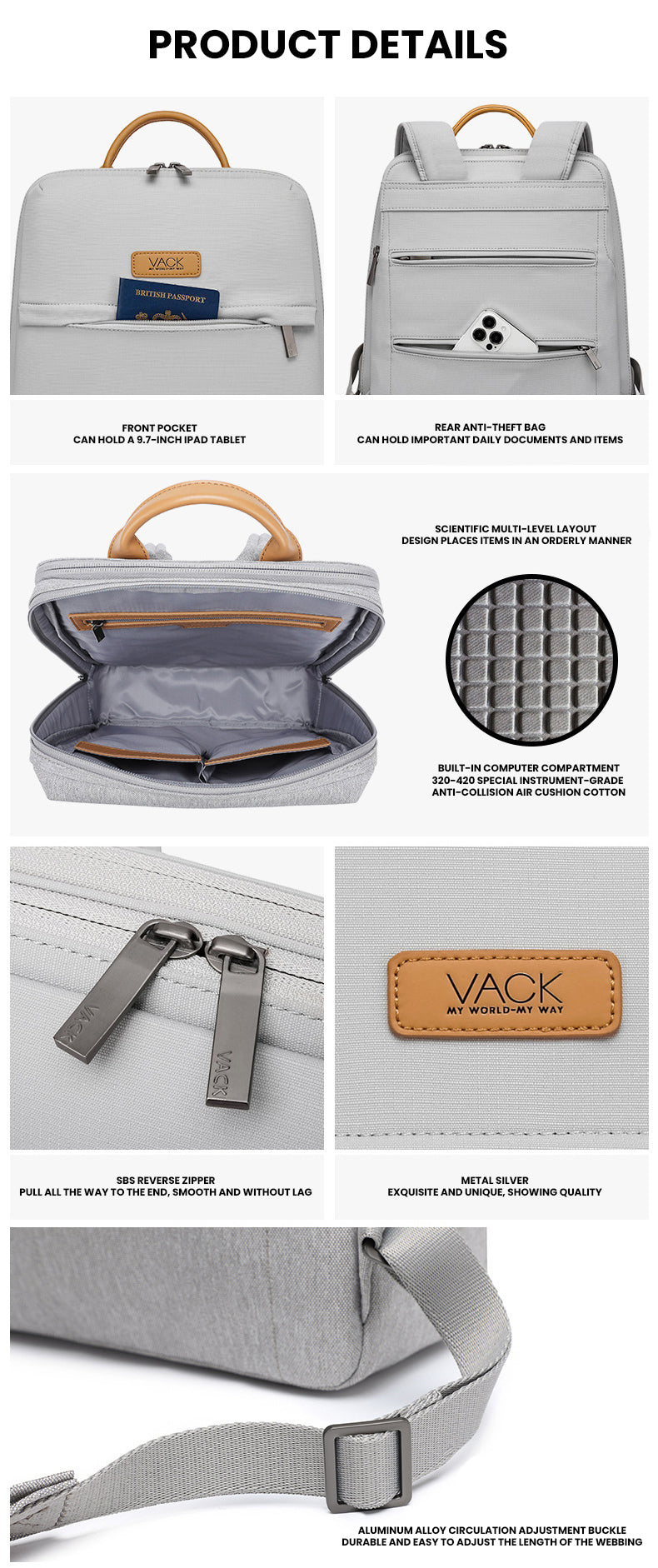 The Calvoran™ Fusion Backpack by Camel Mountain – 28L & 35L, Fits 14" & 16" Laptops