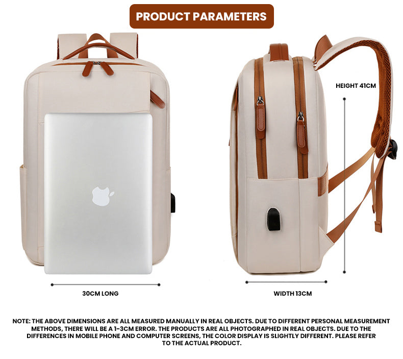 The Phylaron™ Platinum Backpack by Camel Mountain – 35L, Fits 16" Laptop