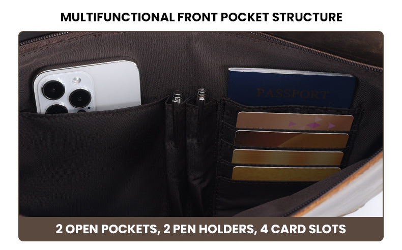 The Xenthos™ Supreme Laptop Bag by Camel Mountain – 18L, Fits 16" Laptop