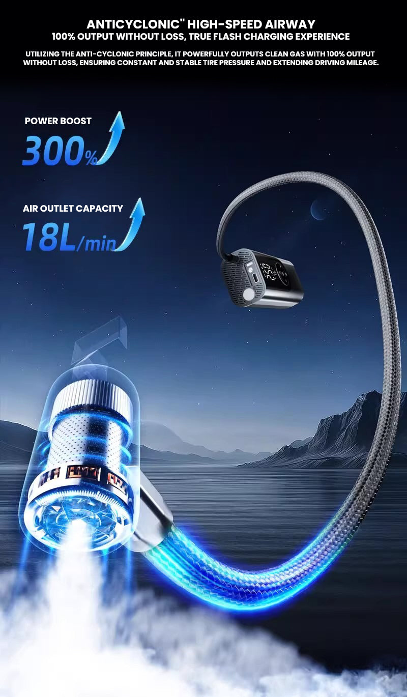 The Ark Electric Air Pump by Camel Mountain – High-Pressure Smart Inflator