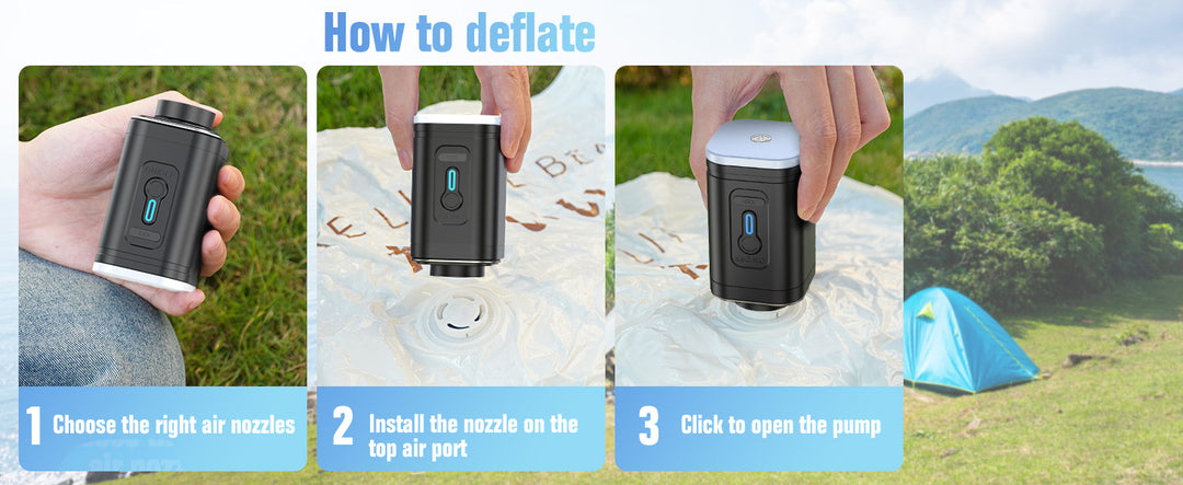 The Solaro™ Air Pump by Camel Mountain – Portable Wireless Air Pump