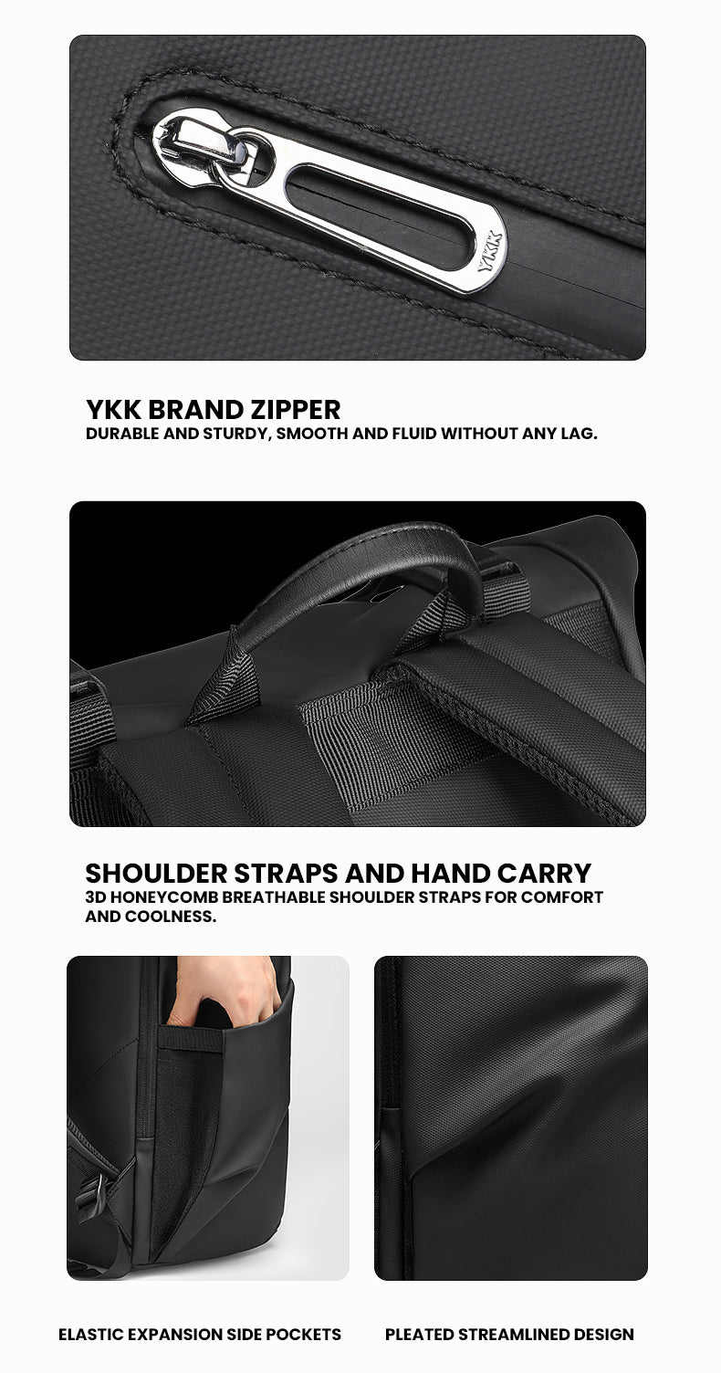 The Kynthera™ Edge Backpack by Camel Mountain – 35L, Fits 17.3" Laptop