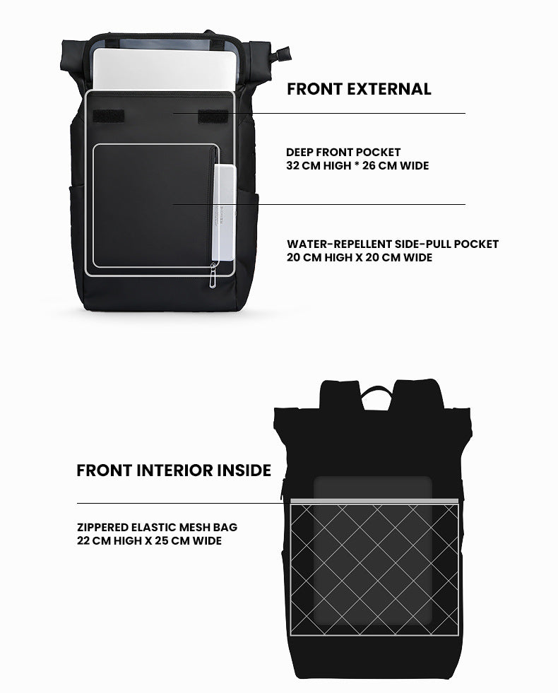 The Kynthera™ Edge Backpack by Camel Mountain – 35L, Fits 17.3" Laptop