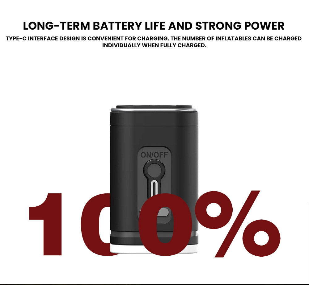 The Solaro™ Air Pump by Camel Mountain – Portable Wireless Air Pump