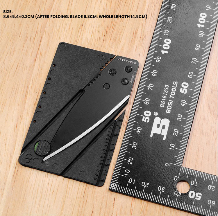 The Glacion™ Plus Card Knife by Camel Mountain – Ultra Slim Outdoor Blade