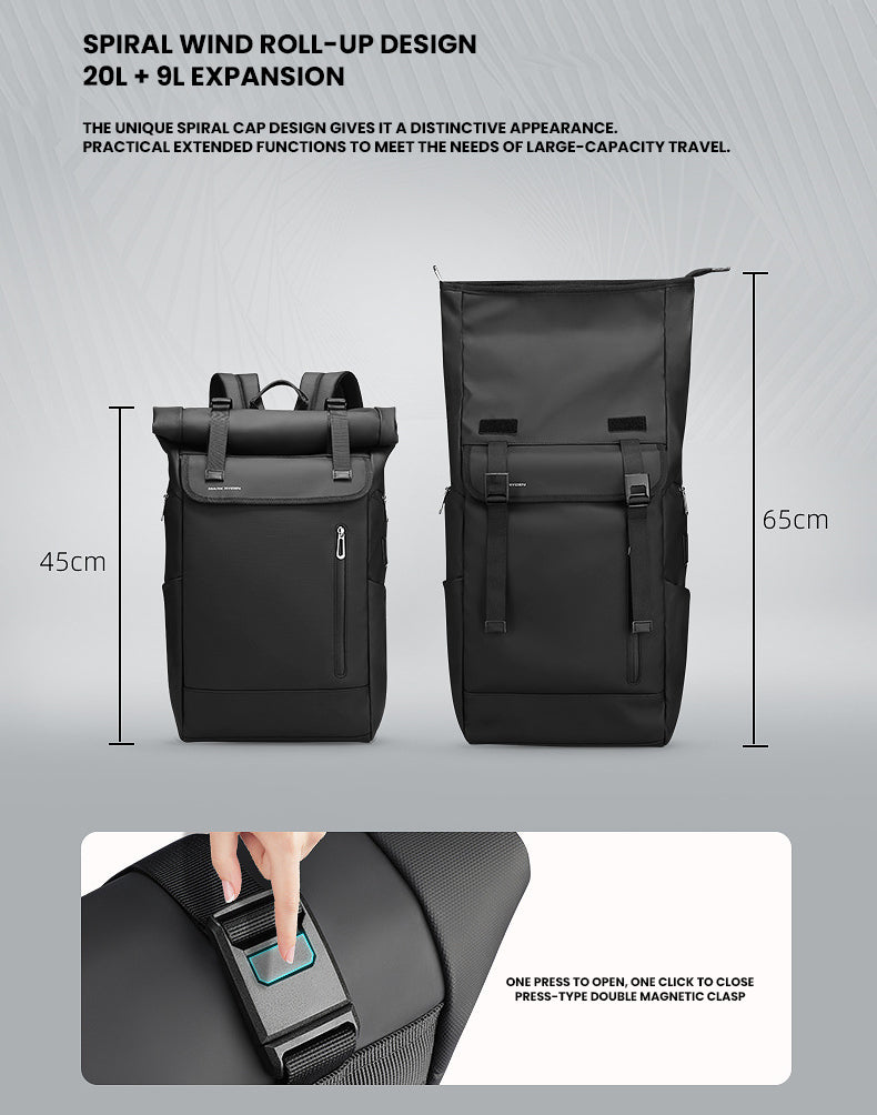 The Kynthera™ Edge Backpack by Camel Mountain – 35L, Fits 17.3" Laptop