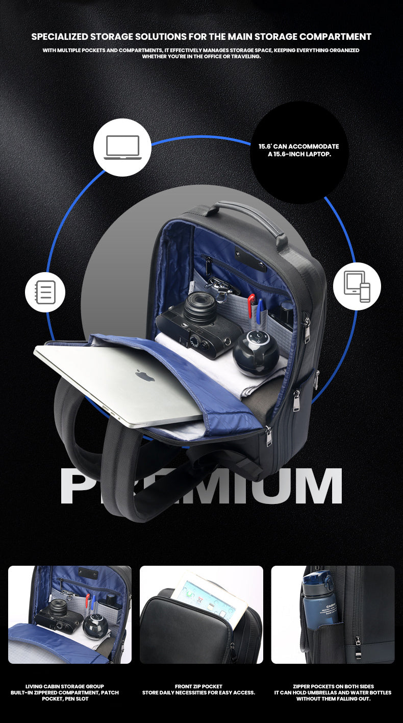 The General DLX 2.0 Backpack by Camel Mountain – 35L, Fits 16" Laptop