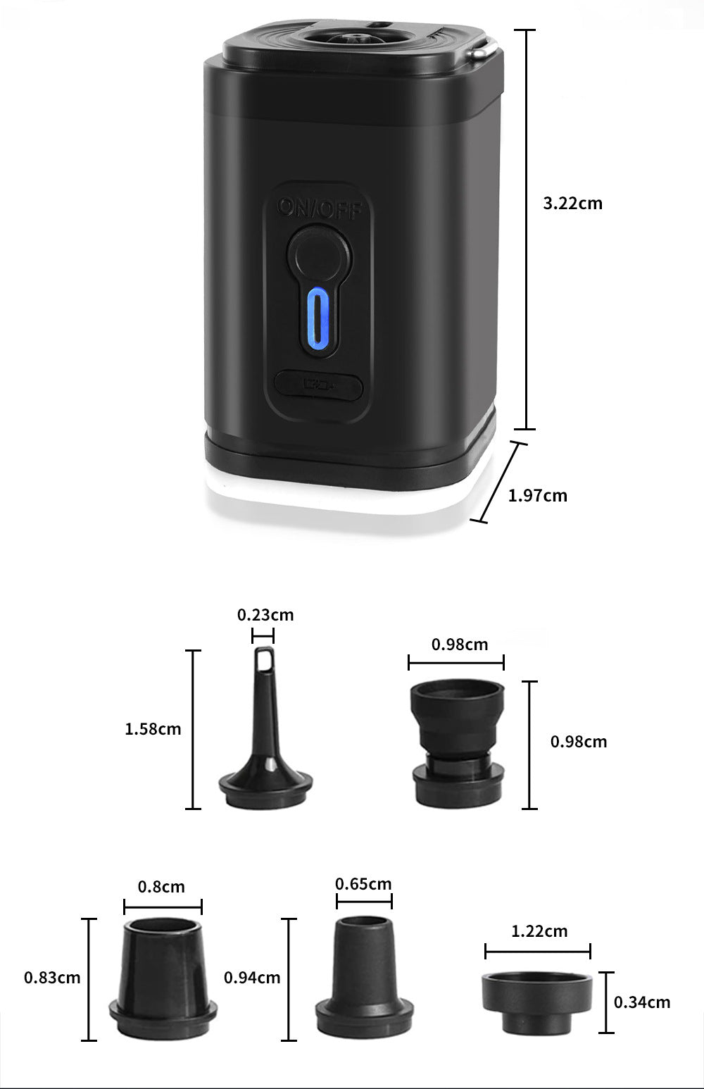 The Solaro™ Air Pump by Camel Mountain – Portable Wireless Air Pump