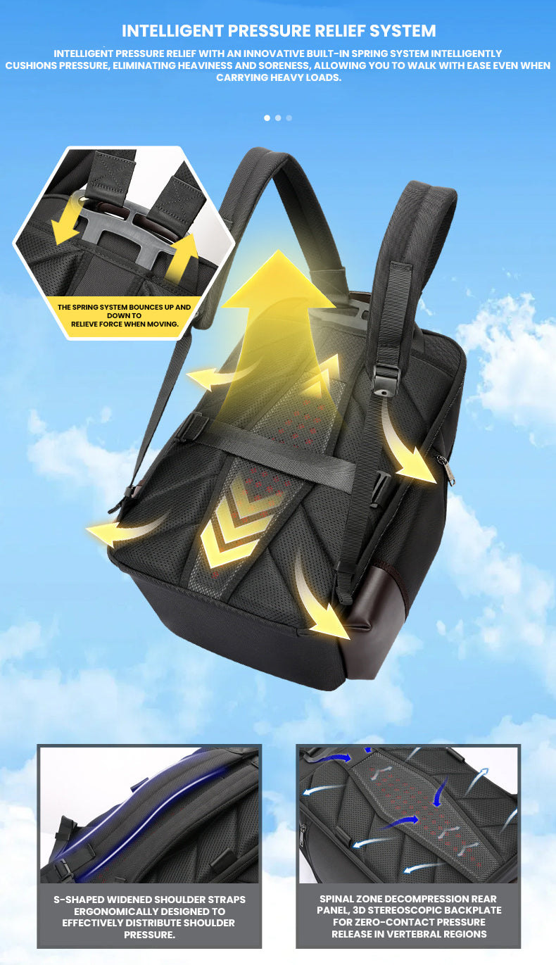 The Voxelior™ Xtreme Backpack by Camel Mountain – 35L, Fits 16" Laptop