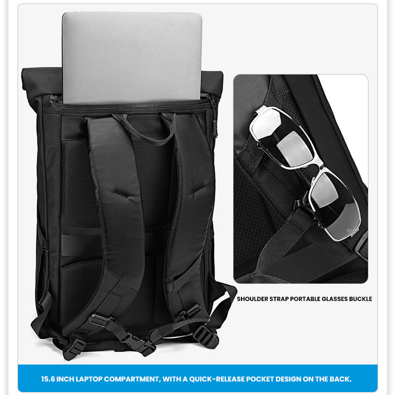 The Elthorik™ Plus Backpack by Camel Mountain – 31L, Fits 16" Laptop