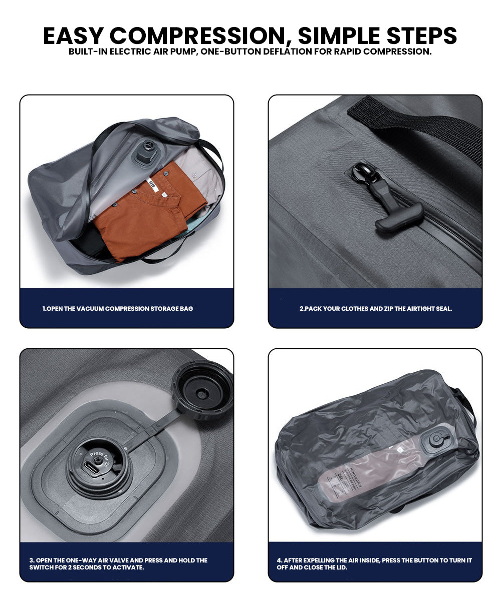 The Ulvonis™ Vacuum Compression Storage Bag by Camel Mountain – 25L